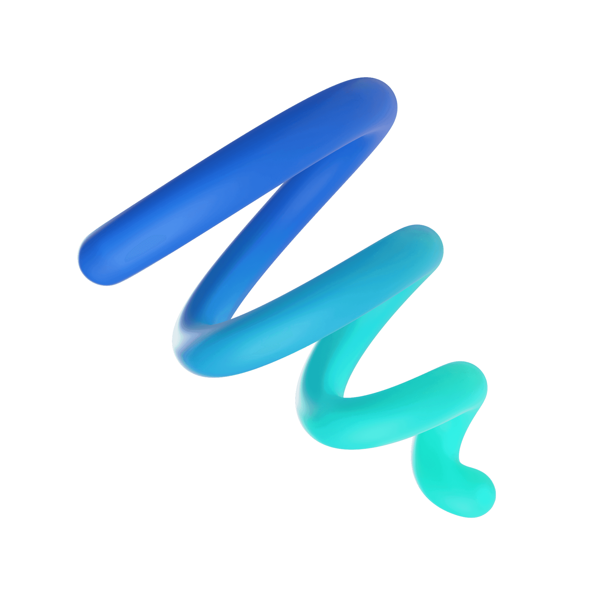 Abstract flowing shapes