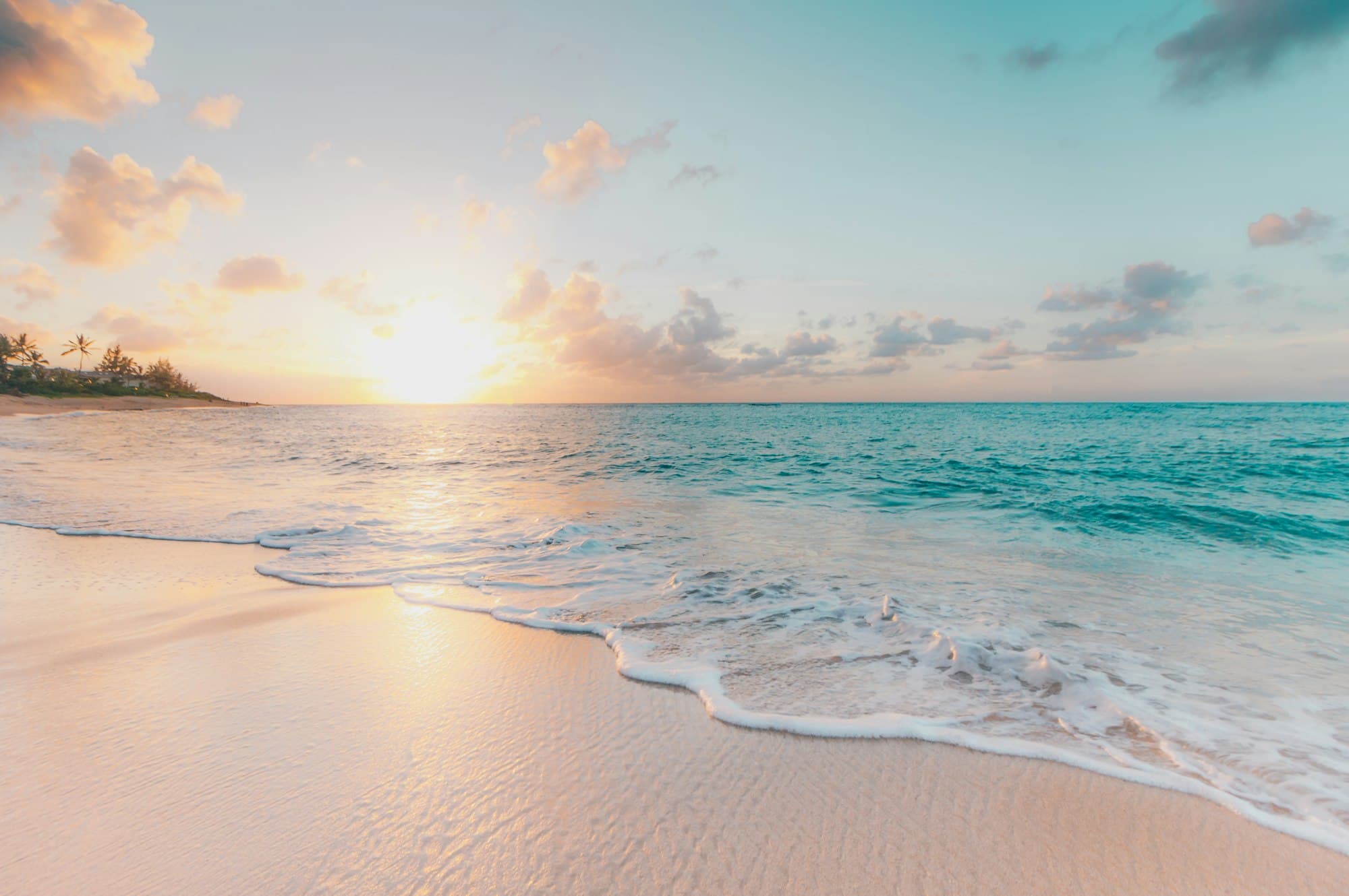Traveler looking out over a scenic coastline